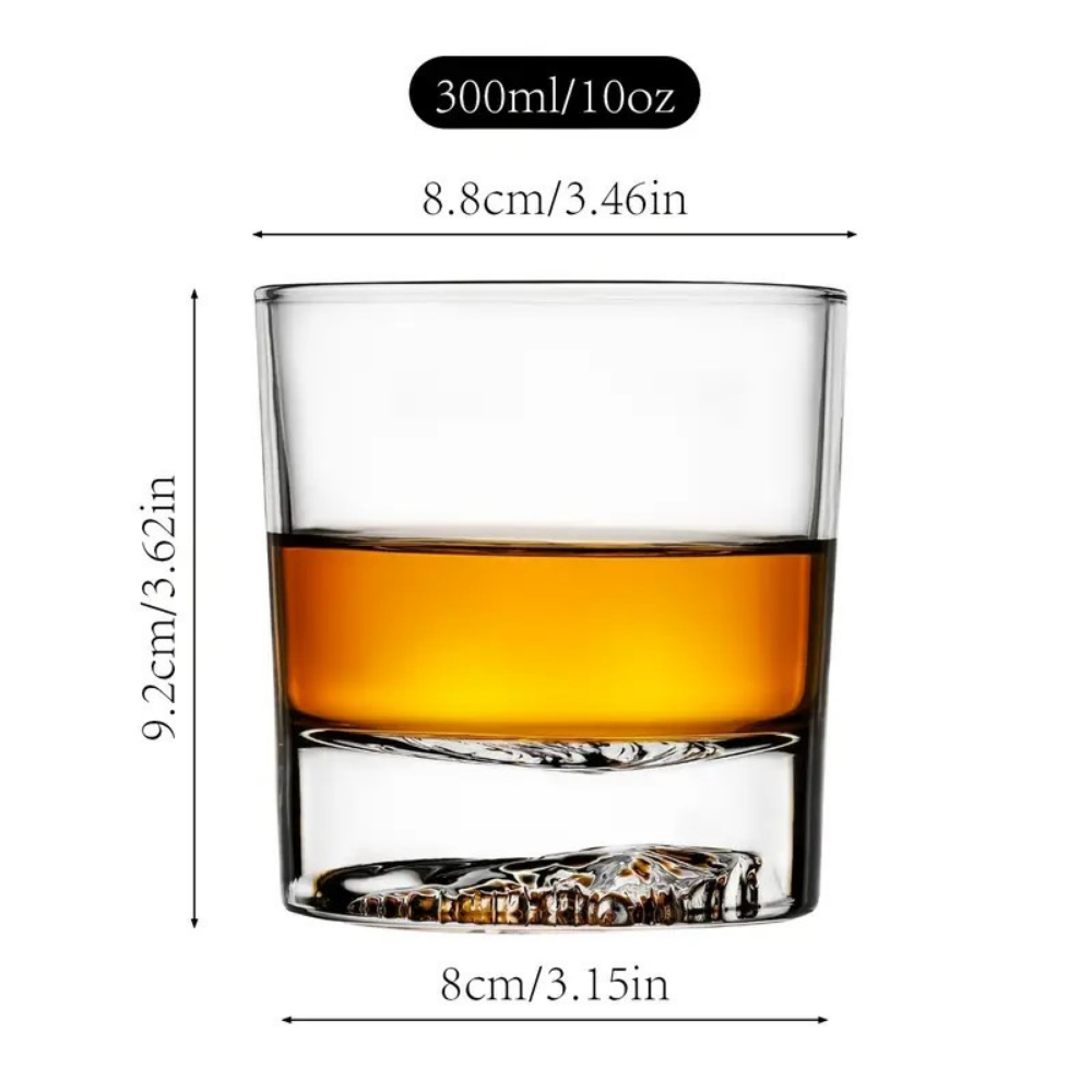 Hayvan Figürlü Viski Bardağı Seti – 4'lü Lüks Cam Set (300 ml | 9.2 cm)