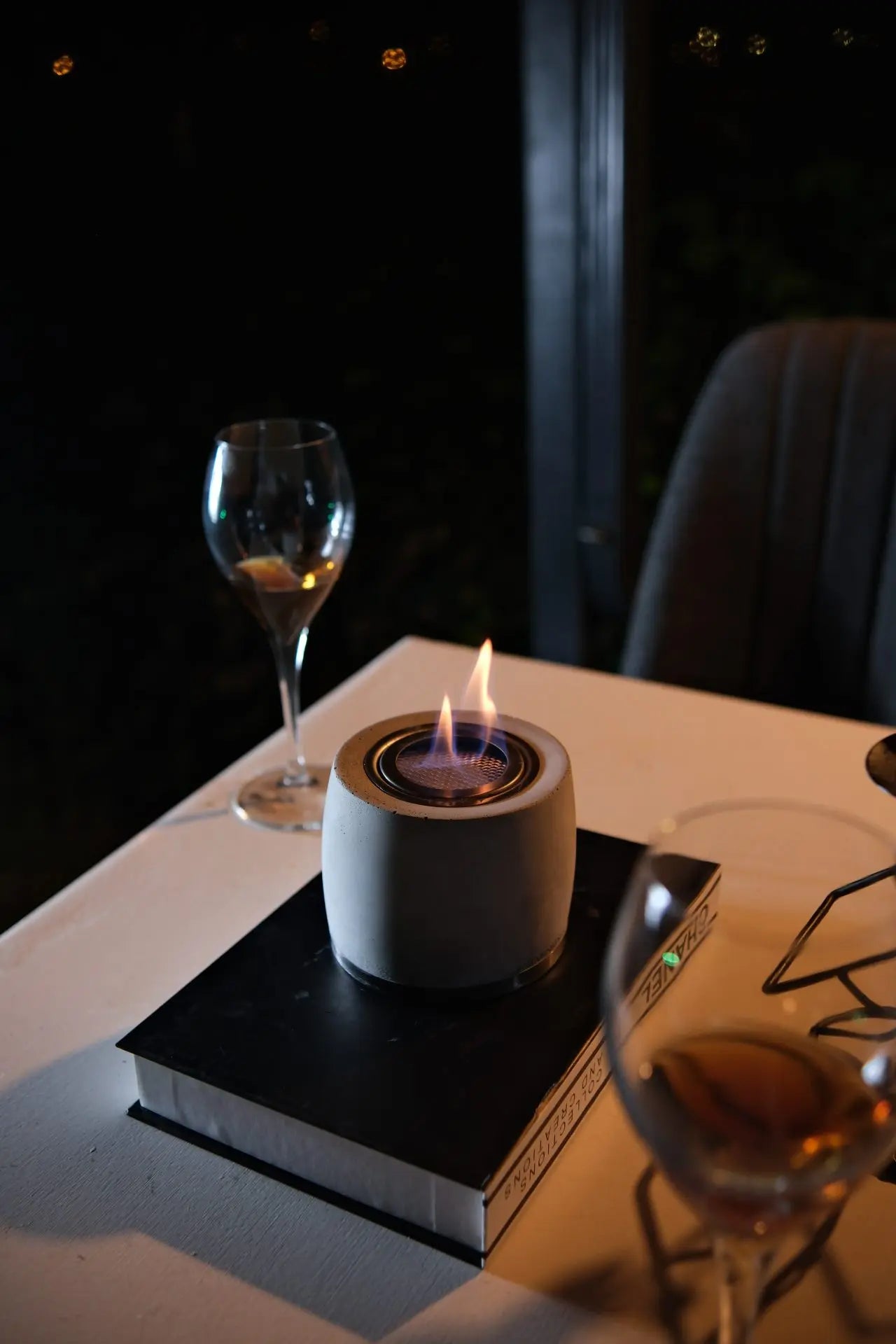 Valtea BlackStone Modern Masaüstü Beton Bioethanol Şömine ValteaHome