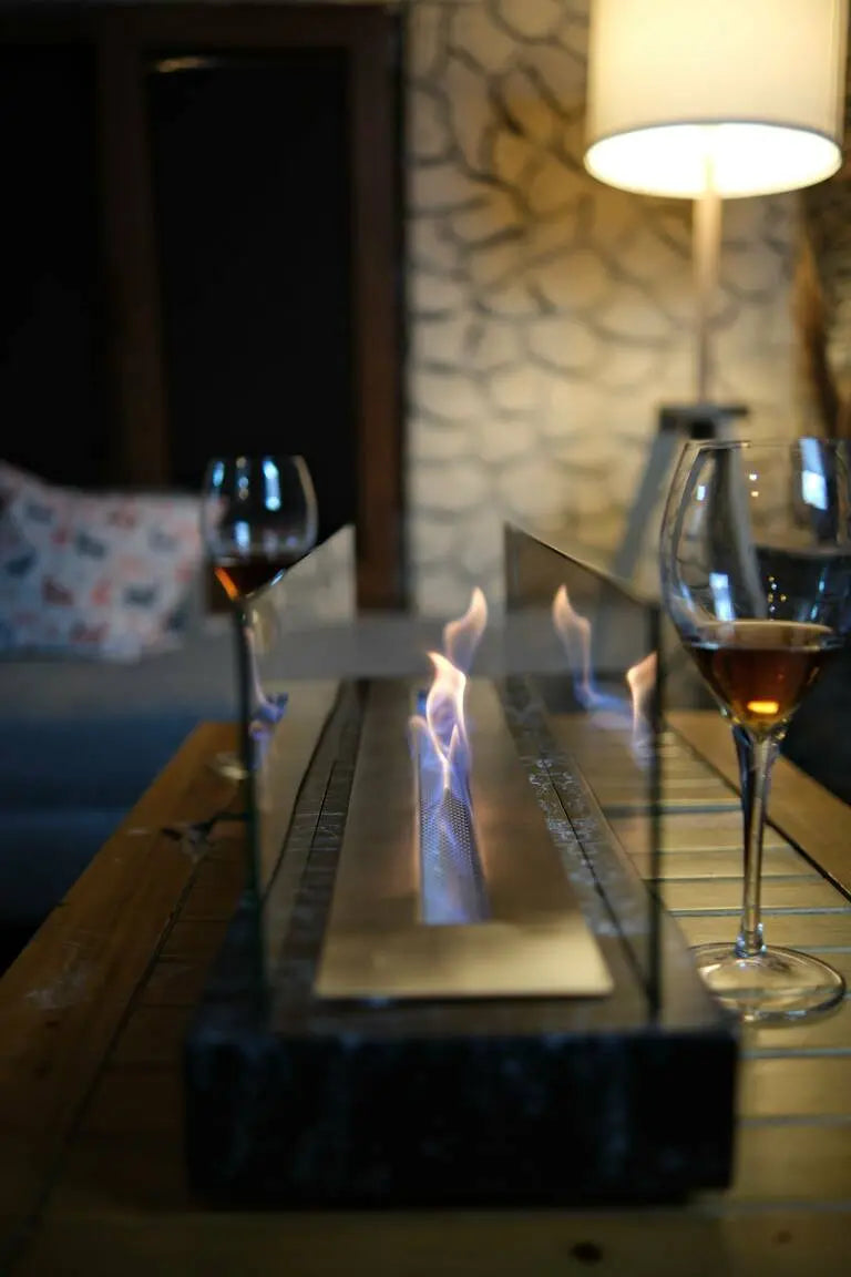 Valtea MarbleFlame Grande Masaüstü Bioethanol Şömine ValteaHome