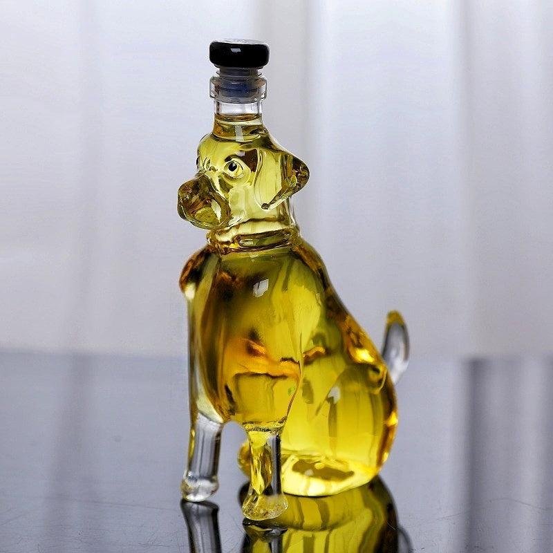 Valtea CanineArt Crystal Decanter – Köpek Figürlü El Yapımı Cam Şişe