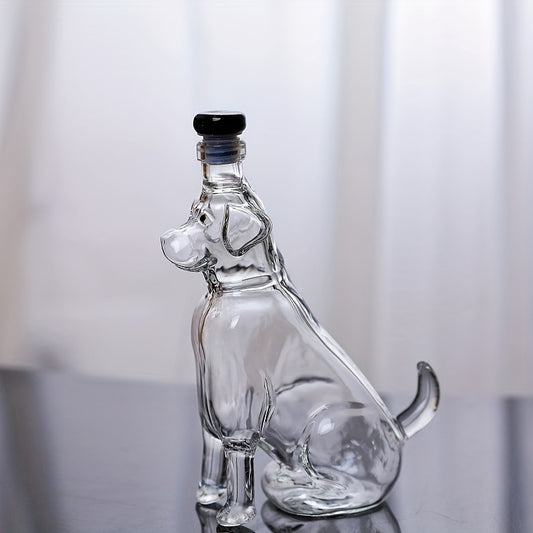 Valtea CanineArt Crystal Decanter – Köpek Figürlü El Yapımı Cam Şişe