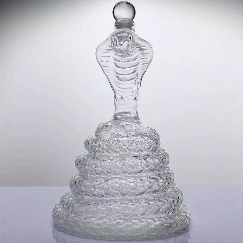 Valtea Artisan Crystal Karaf – 1000 ml Koleksiyonluk El Yapımı Cam Şişe