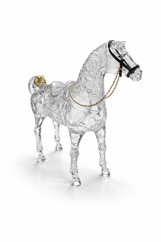 Horse-Shaped Glass Bottle – Luxury Design (1100 ml | 32 cm)