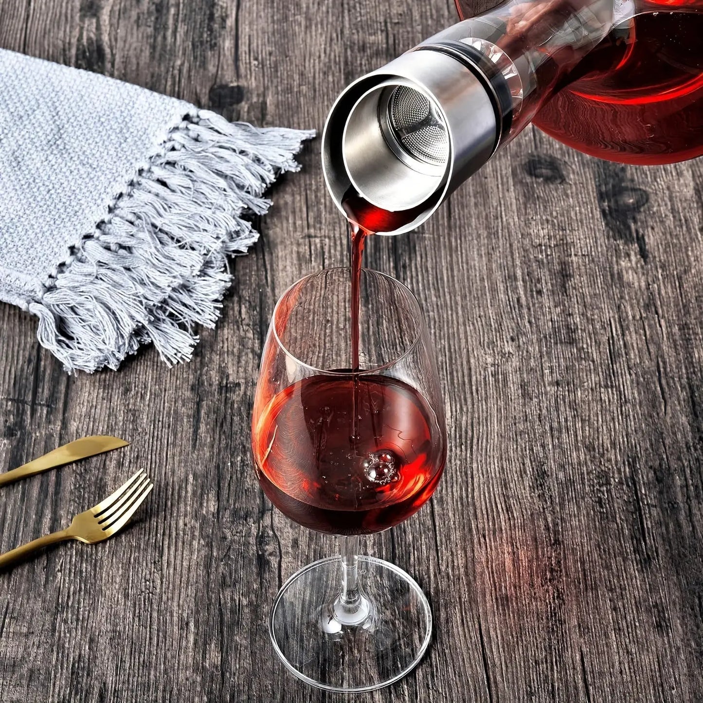 Volcano Crystal – Dağ Formlu Dekoratif Cam Sunum Şişesi Valtea Home