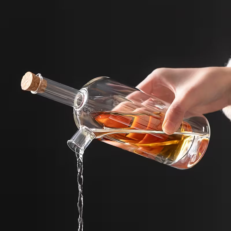 Sanatsal Cam Yağlık Dispenseri Valtea Home