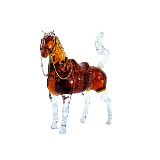 At Şeklinde Cam Şişe – Lüks Tasarım (1100 ml | 32 cm)