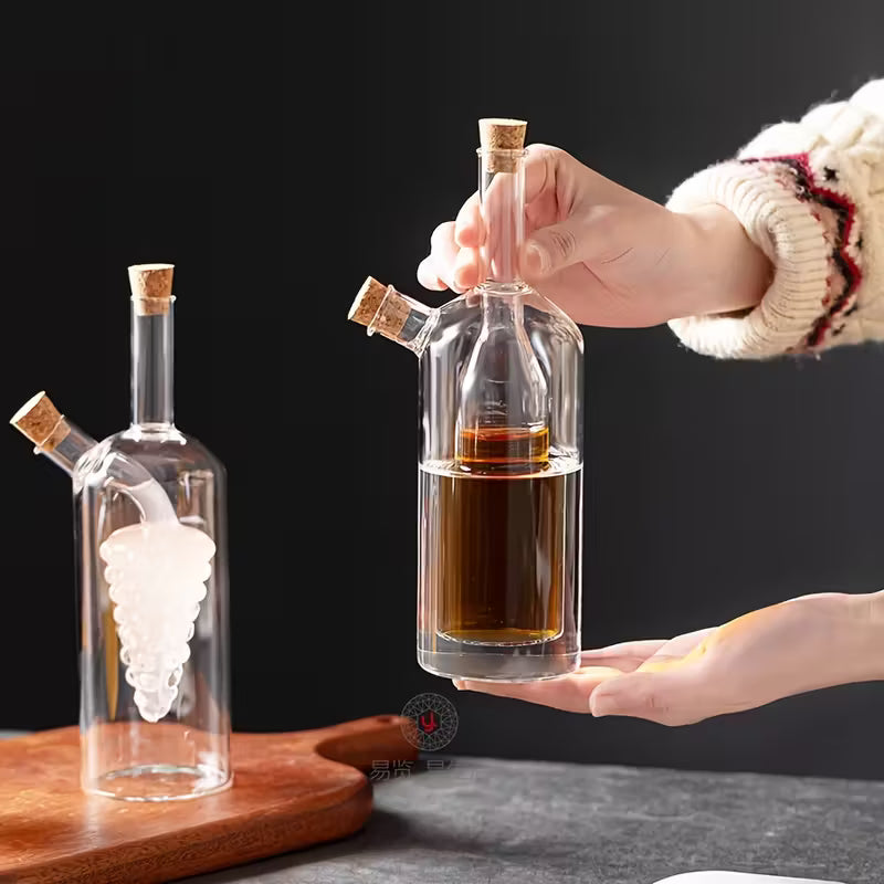 Sanatsal Cam Yağlık Dispenseri Valtea Home