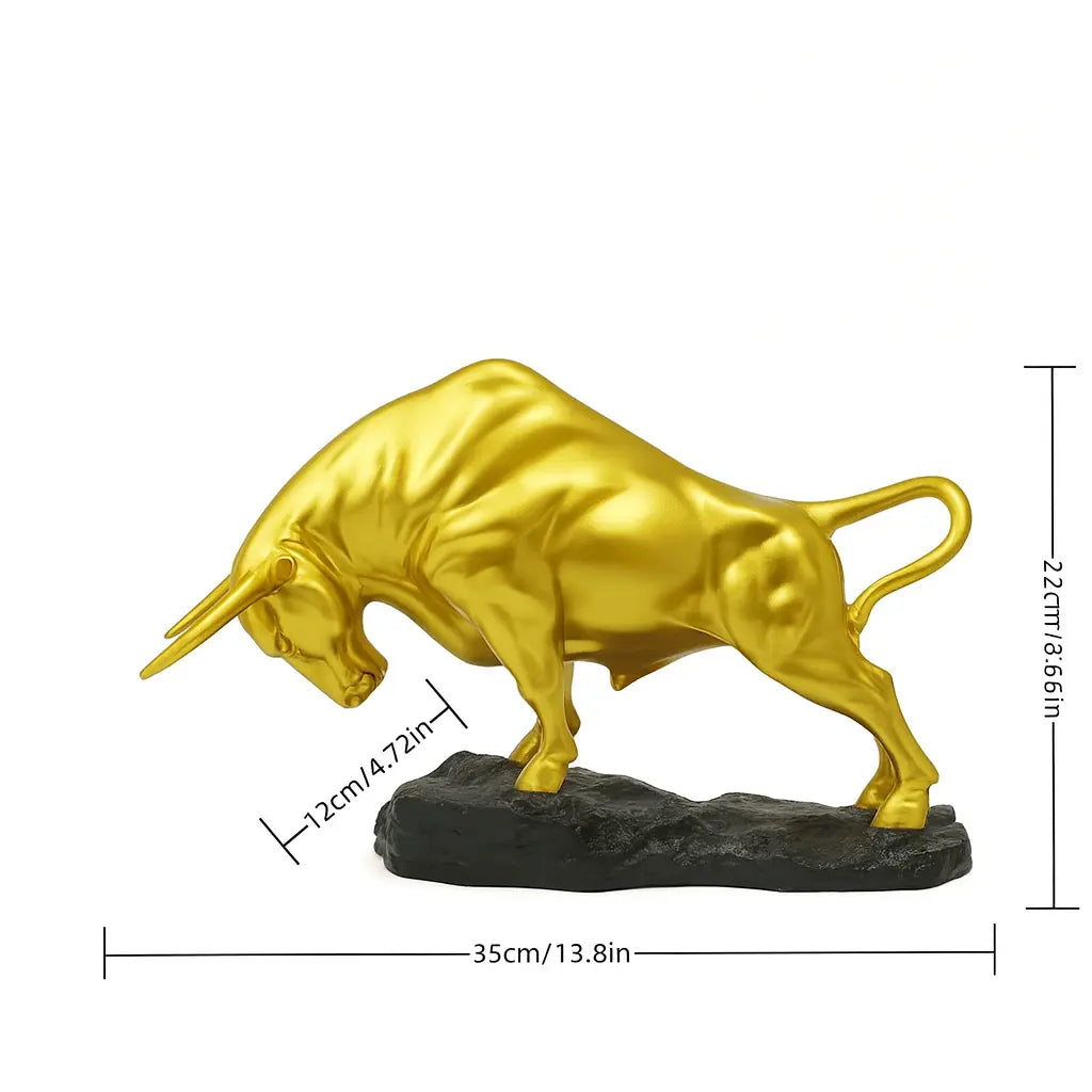 Boğa Heykeli – Gücü ve Zarafeti Simgesi |  (Ev & Ofis İçin Hediyelik Dekor) Valtea Home