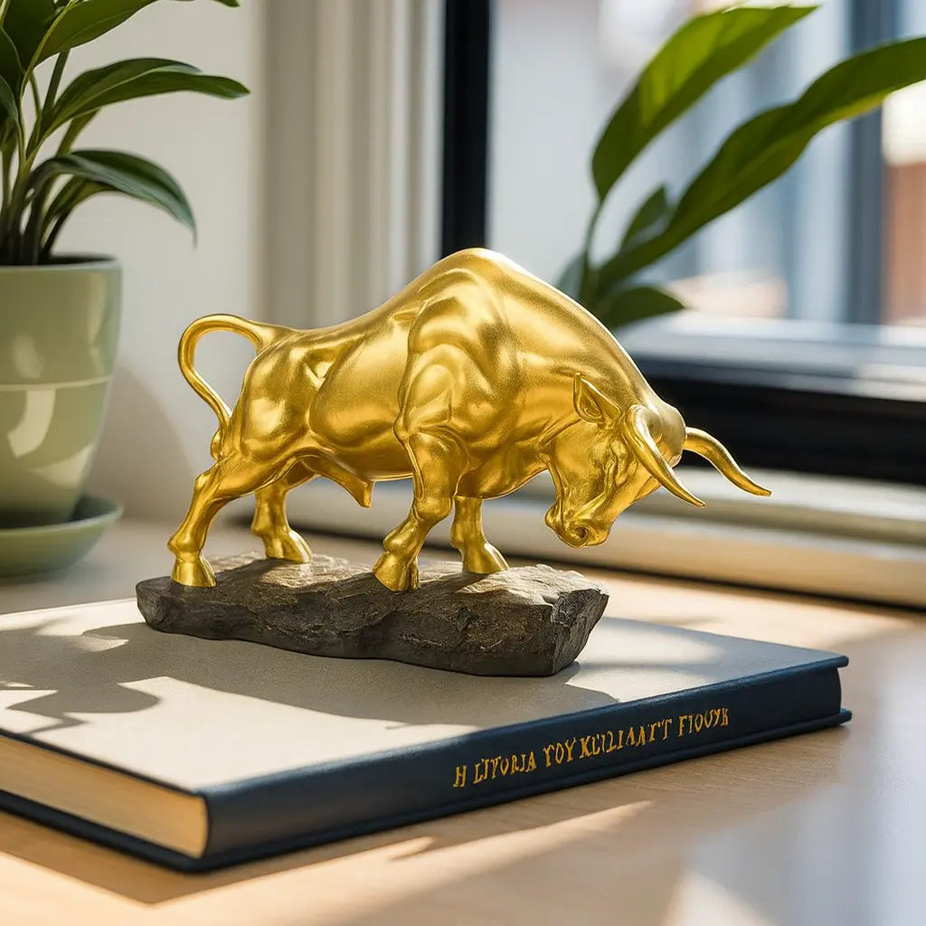 Boğa Heykeli – Gücü ve Zarafeti Simgesi |  (Ev & Ofis İçin Hediyelik Dekor) Valtea Home