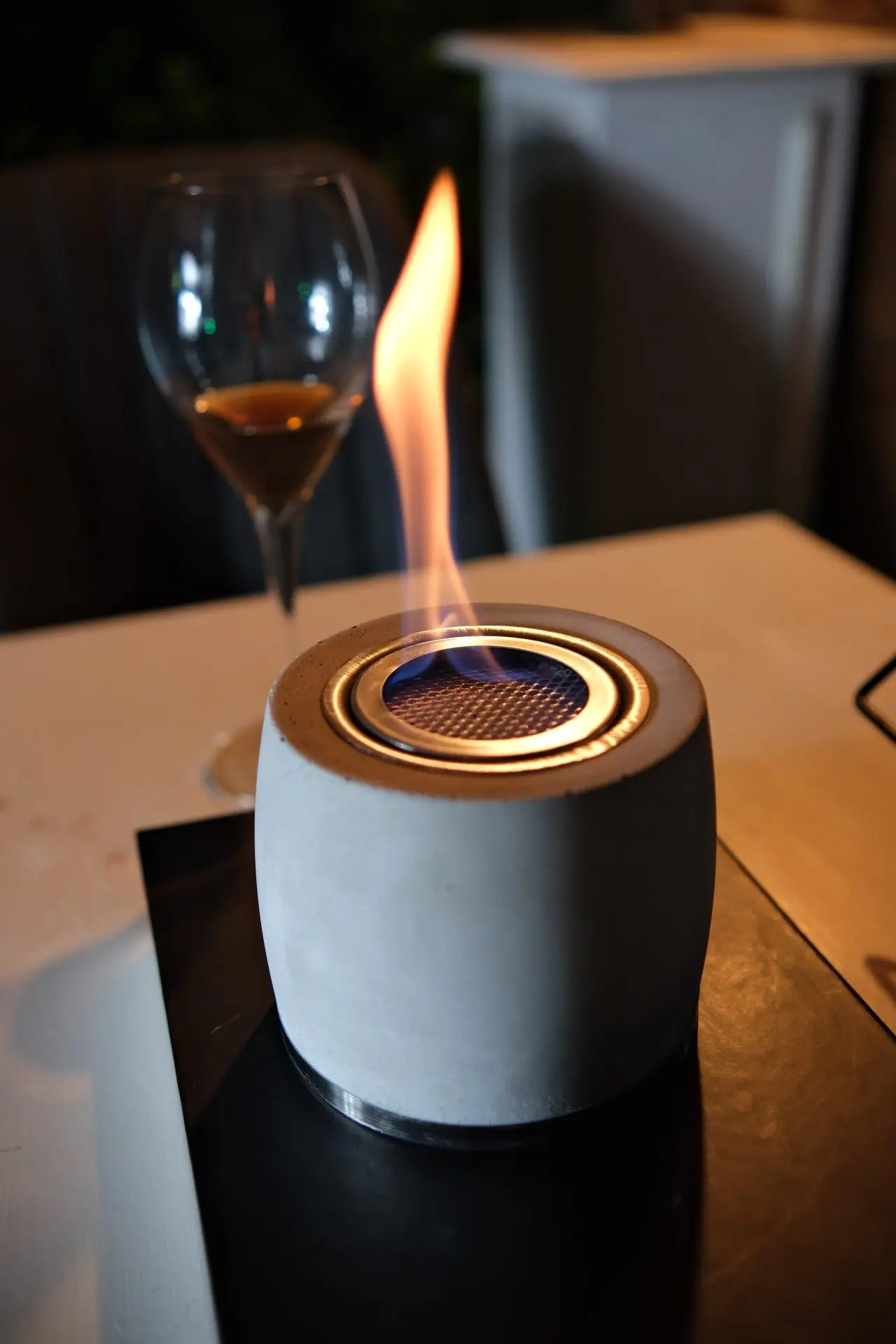 Valtea BlackStone Modern Masaüstü Beton Bioethanol Şömine ValteaHome