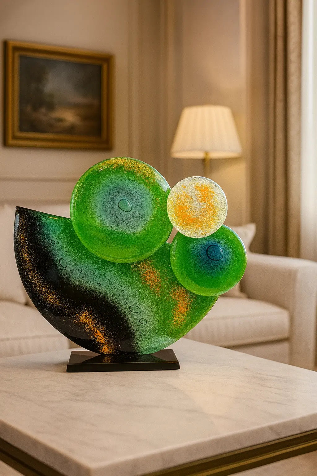 Valtea Modern Cosmic Art Glass – Standlı Dekoratif Cam Dekor Valtea Home