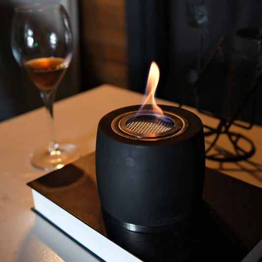 Valtea BlackStone Modern Masaüstü Beton Bioethanol Şömine ValteaHome