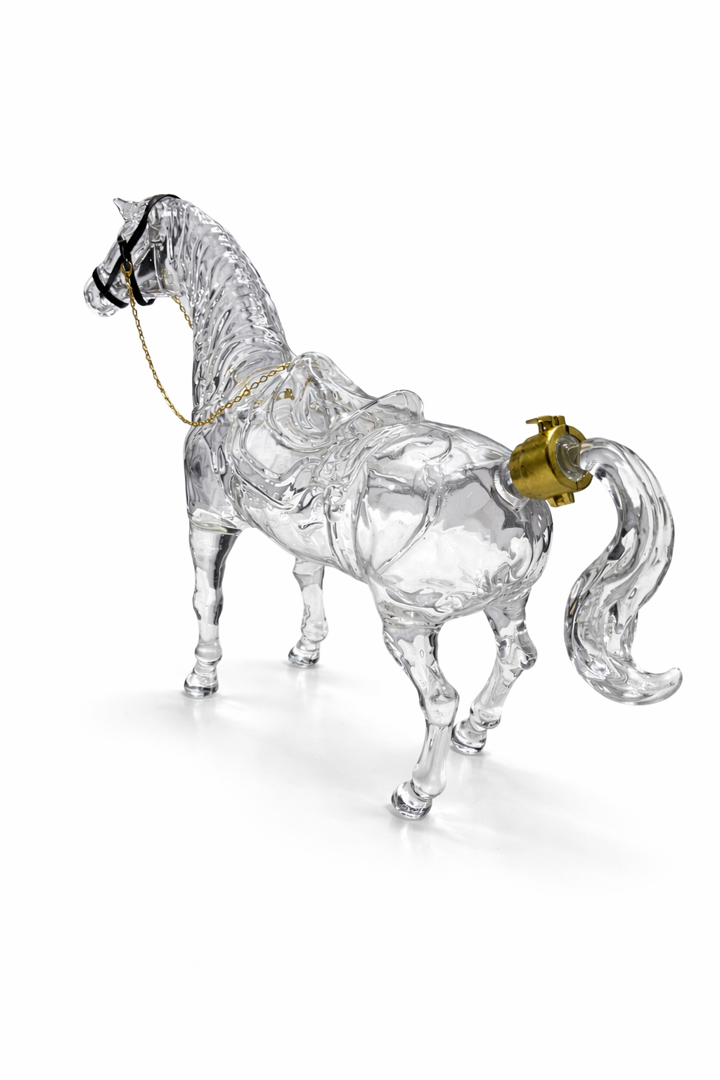 Horse-Shaped Glass Bottle – Luxury Design (1100 ml | 32 cm)
