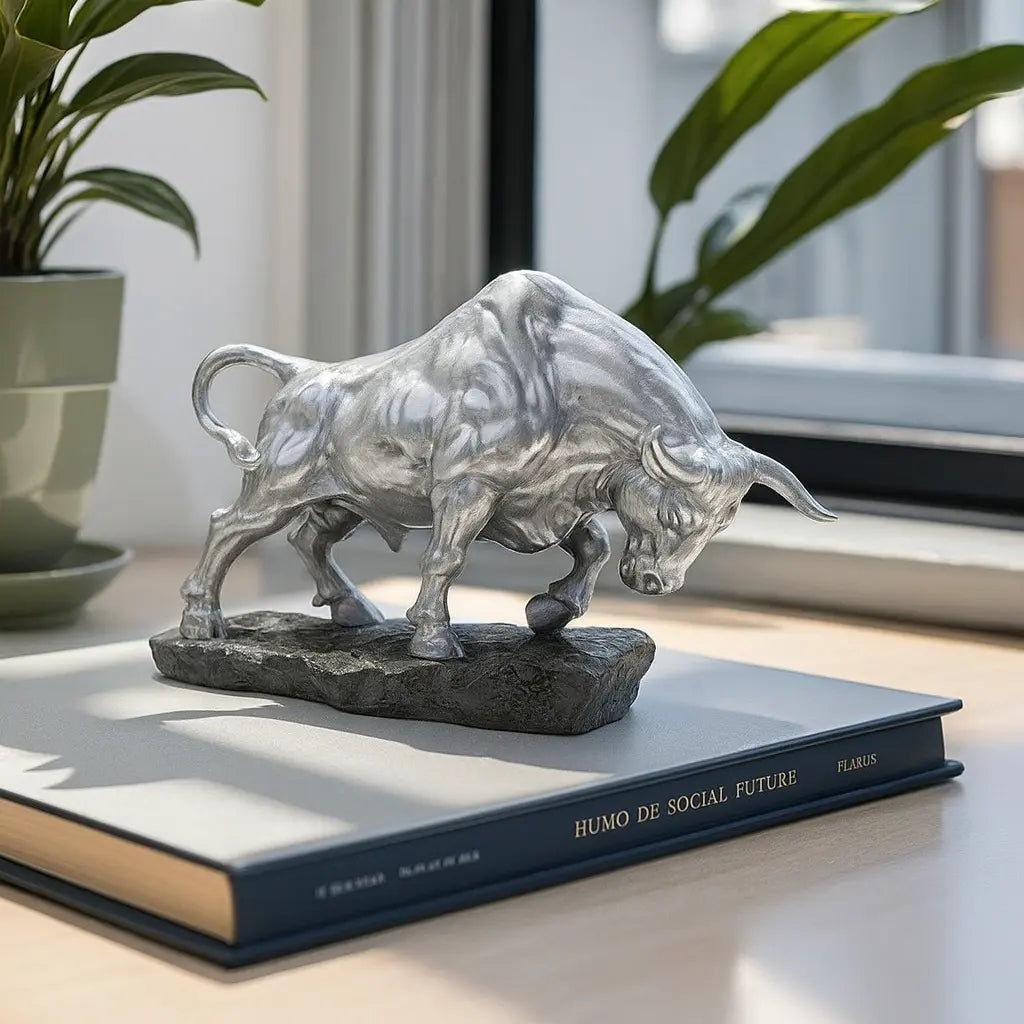 Boğa Heykeli – Gücü ve Zarafeti Simgesi |  (Ev & Ofis İçin Hediyelik Dekor) Valtea Home