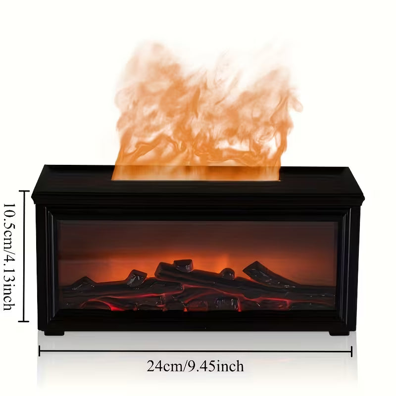 Sanatsal Alev Efekti Aromaterapi Difüzörü – Şömine Görünümlü Valtea Home