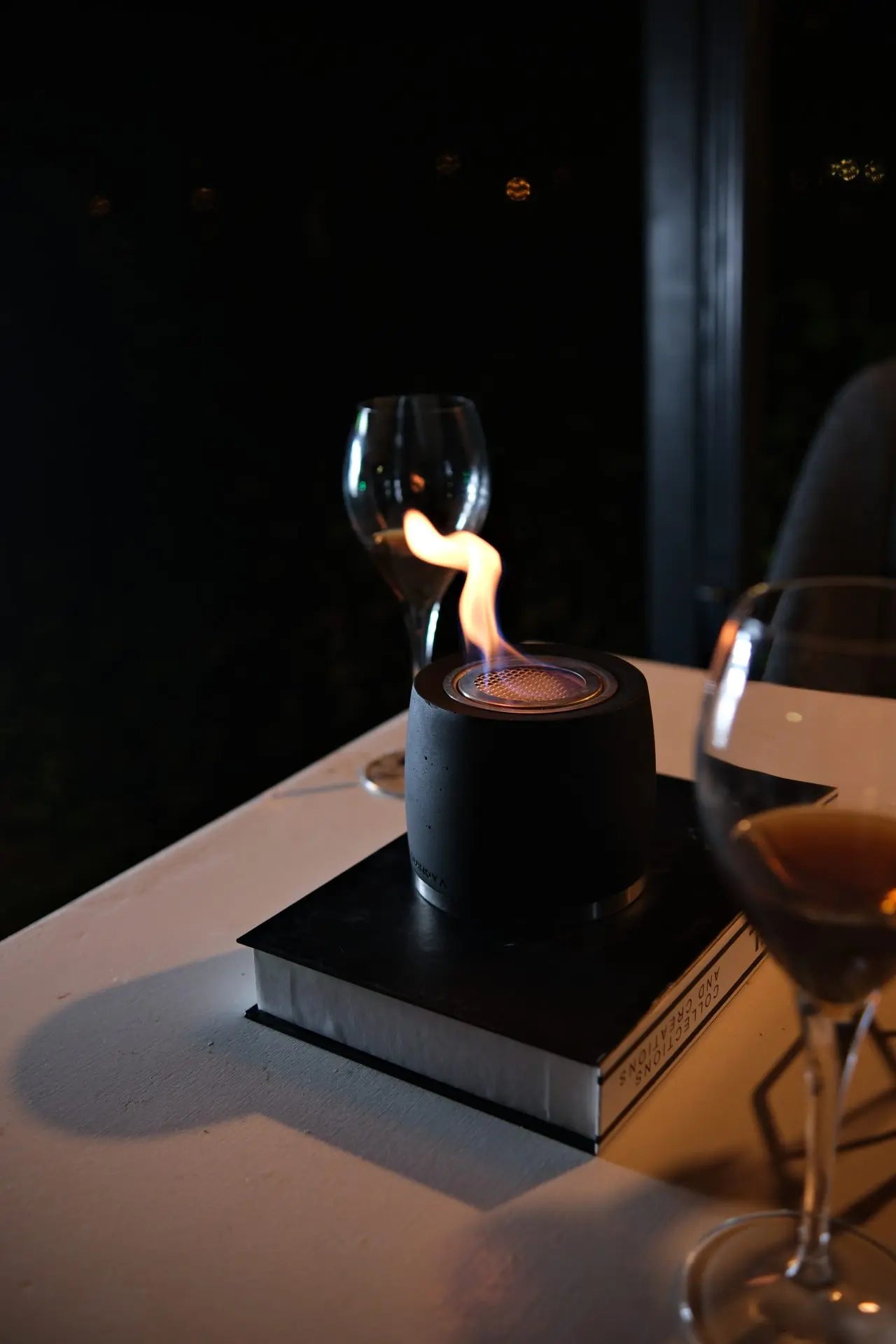 Valtea BlackStone Modern Masaüstü Beton Bioethanol Şömine ValteaHome