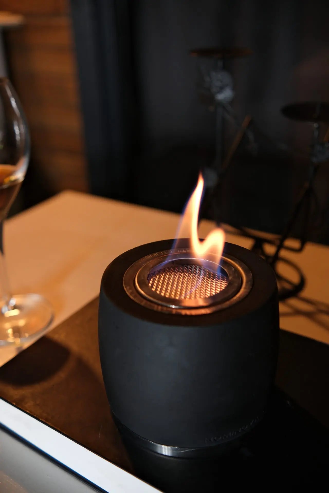 Valtea BlackStone Modern Masaüstü Beton Bioethanol Şömine ValteaHome