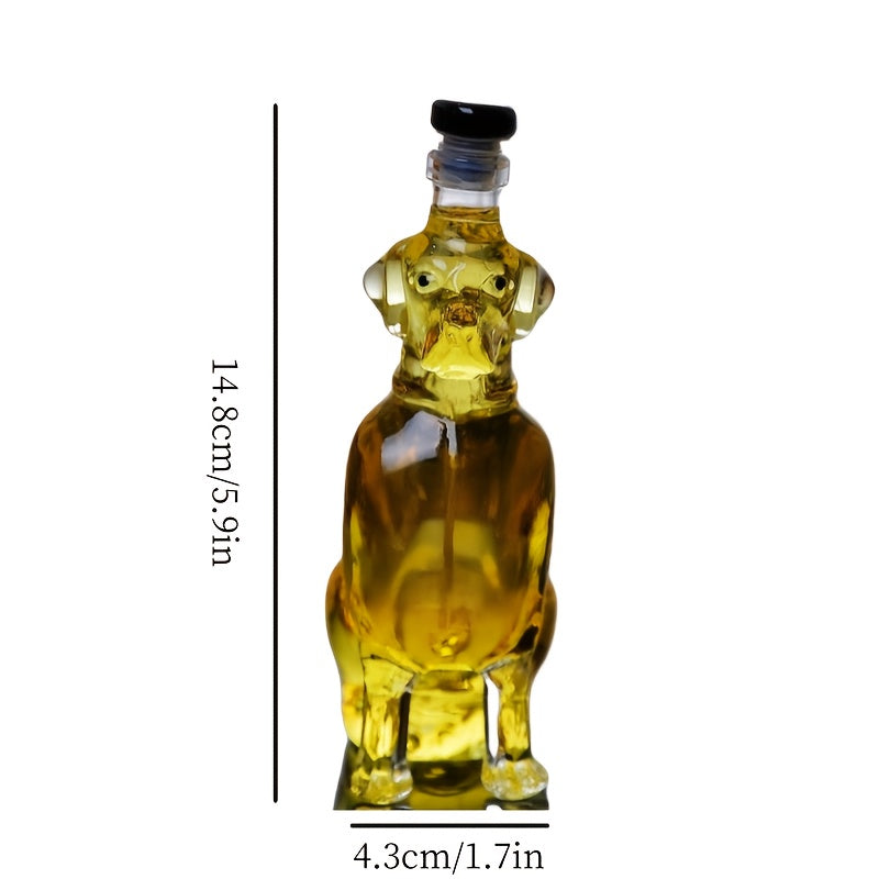 Valtea CanineArt Crystal Decanter – Köpek Figürlü El Yapımı Cam Şişe