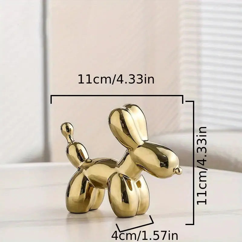 Light Luxury Balon Köpek Dekoru Valtea Home