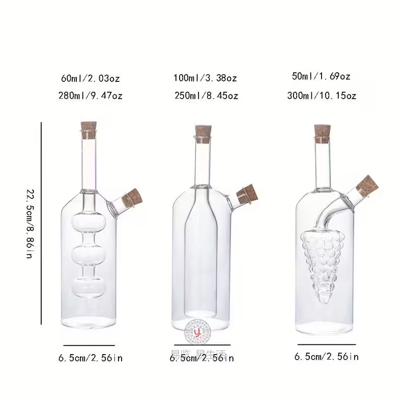 Sanatsal Cam Yağlık Dispenseri Valtea Home