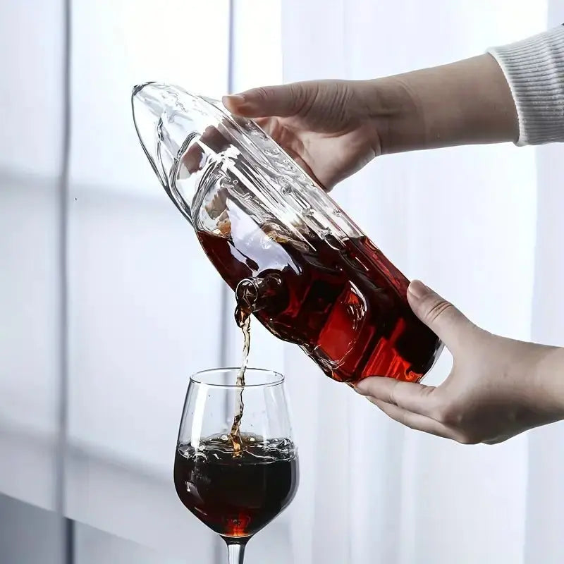 Gemi Figürlü Premium Cam Obje | Sanatsal Ev & Ofis Dekoru (750 ml) - VALTEAproduct_type