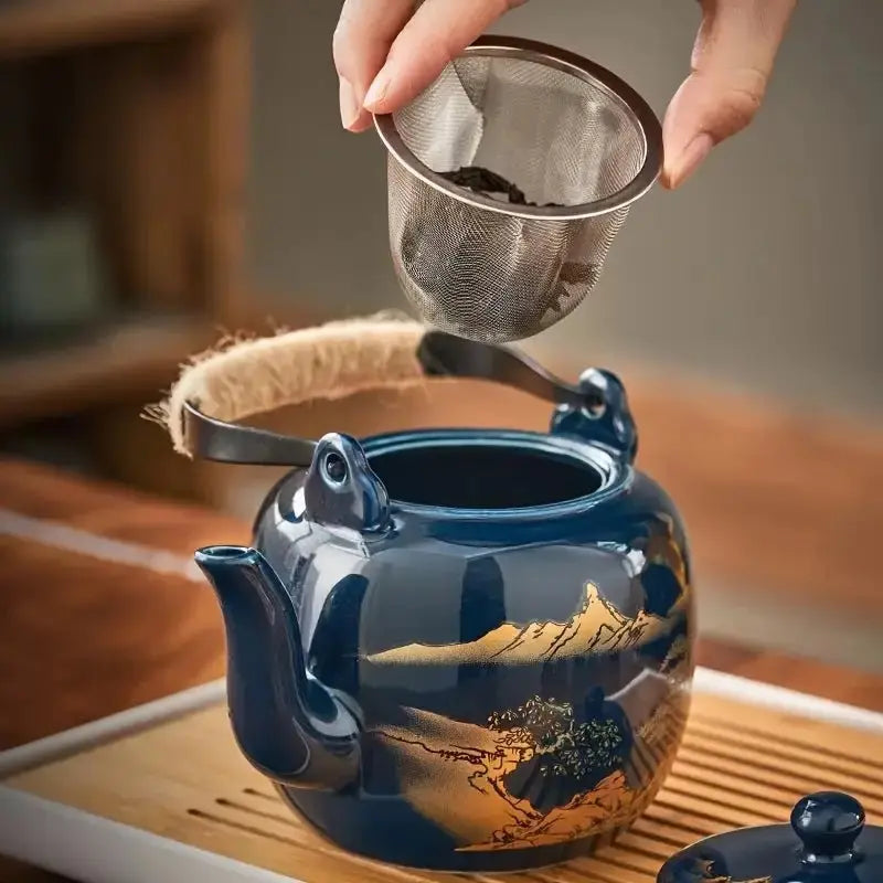 Japon Çay Seti | 1 Çaydanlık + 6 Fincan - VALTEAEv & Ofis DekorasyonuEv & Ofis Dekorasyonu