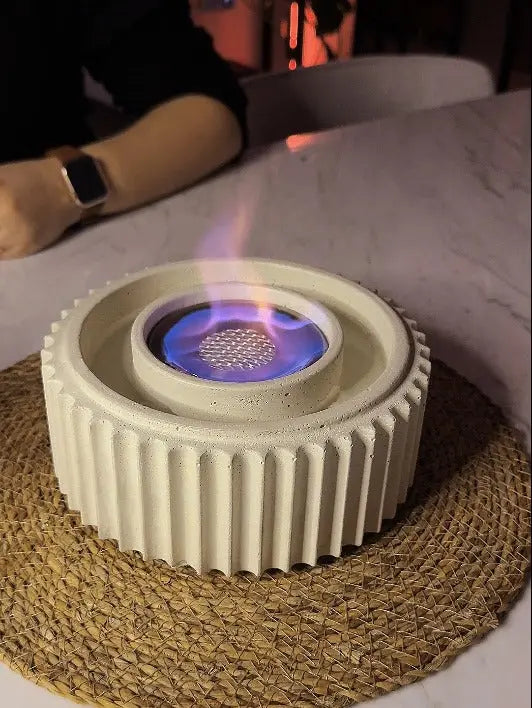 Valtea Bohem Luxe Masaüstü Beton Şömine ValteaHome