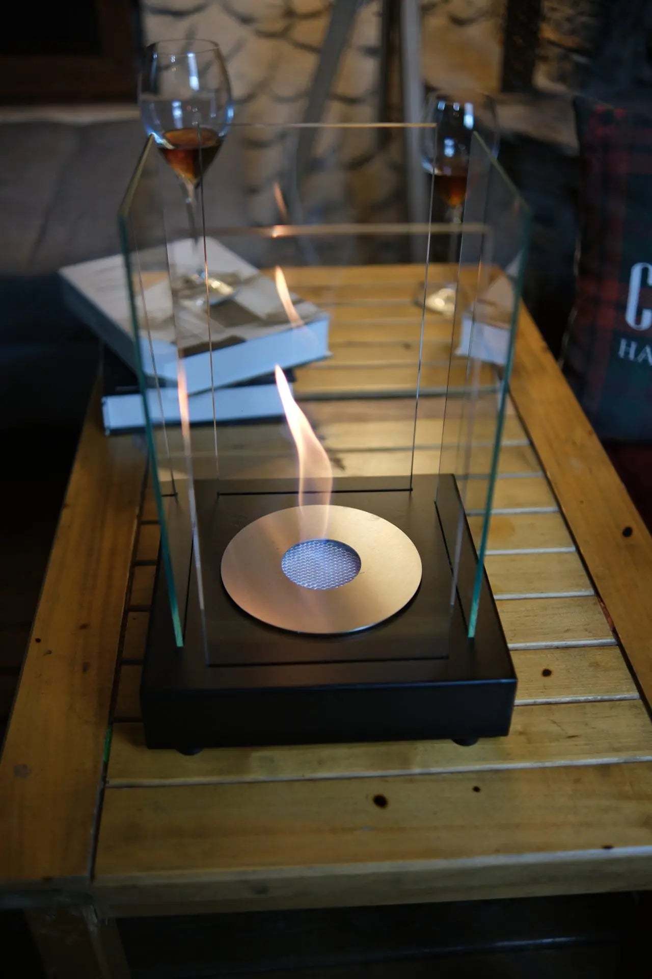 Valtea SquareFlame Compact Kare Bioethanol Şömine ValteaHome