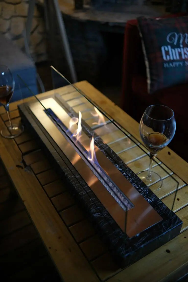 Valtea MarbleFlame Grande Masaüstü Bioethanol Şömine ValteaHome