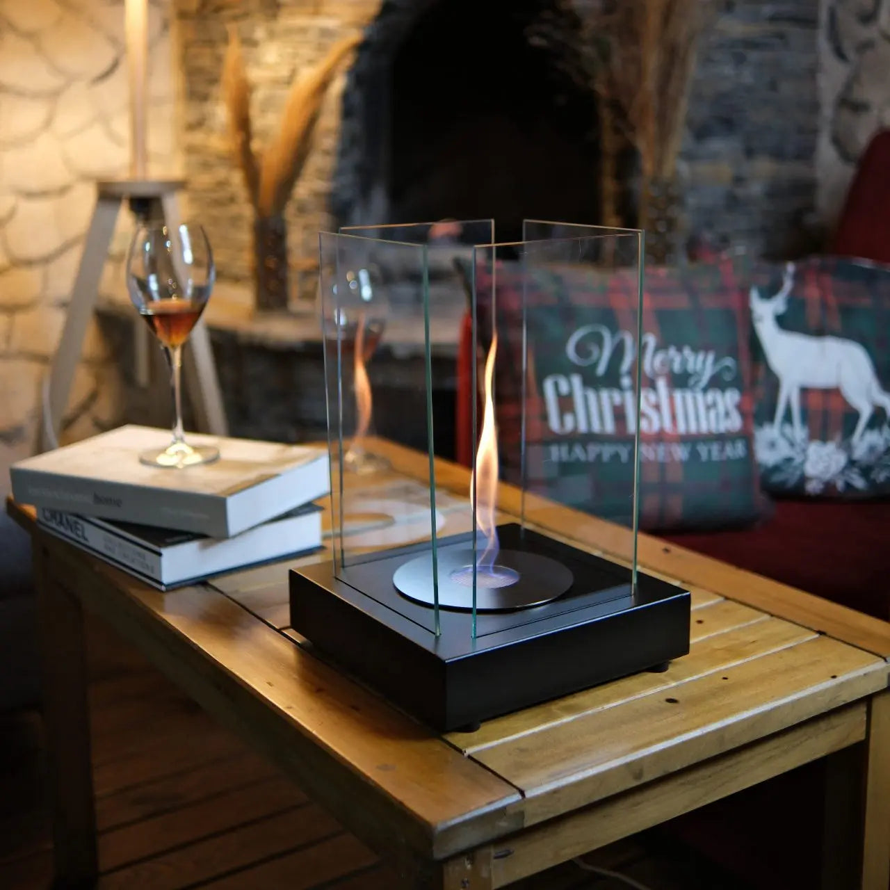 Valtea SquareFlame Compact Kare Bioethanol Şömine ValteaHome