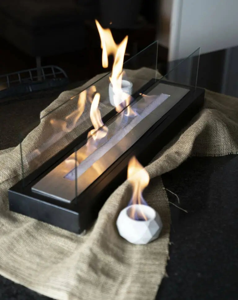 Valtea SteelFlame Grand Dikdörtgen Metal Şömine ValteaHome