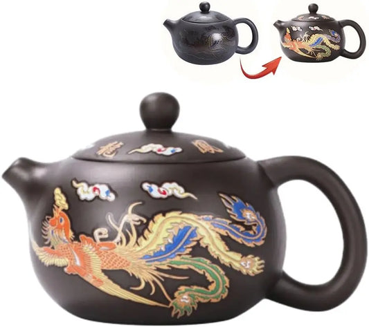 Renk Değiştiren Ejderha & Anka Kuşu Yixing Çaydanlık (El Yapımı) - VALTEAproduct_type