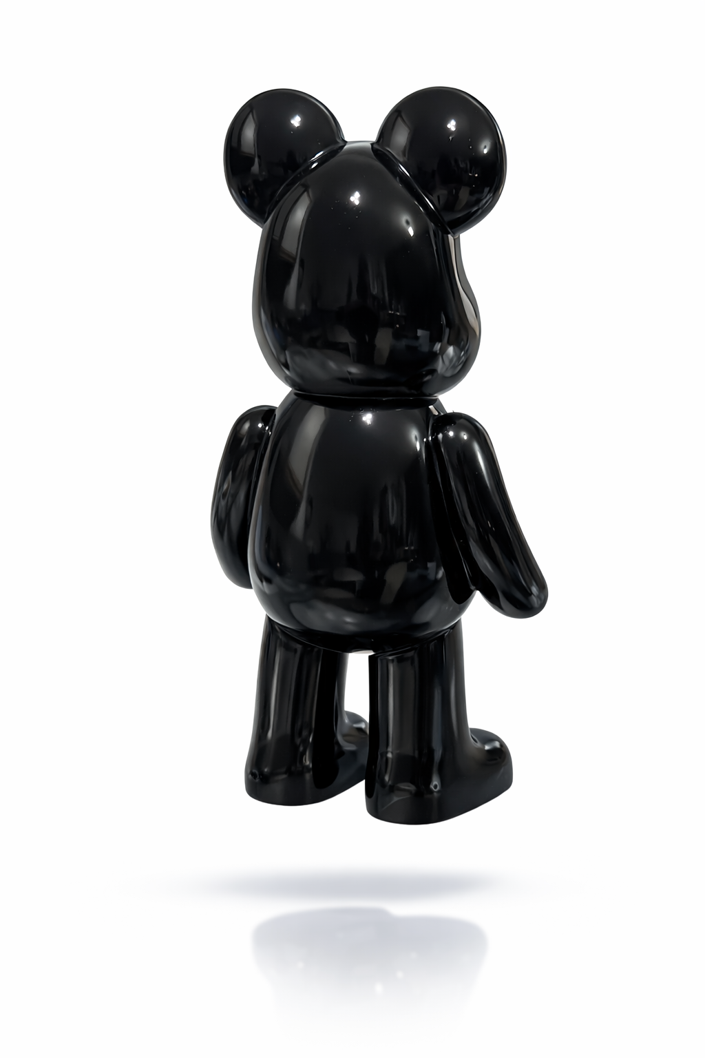 Valtea PopArt GlossyBear Lüks Ayı Figür – 40 / 55 / 75 cm – Black / Gold / Silver