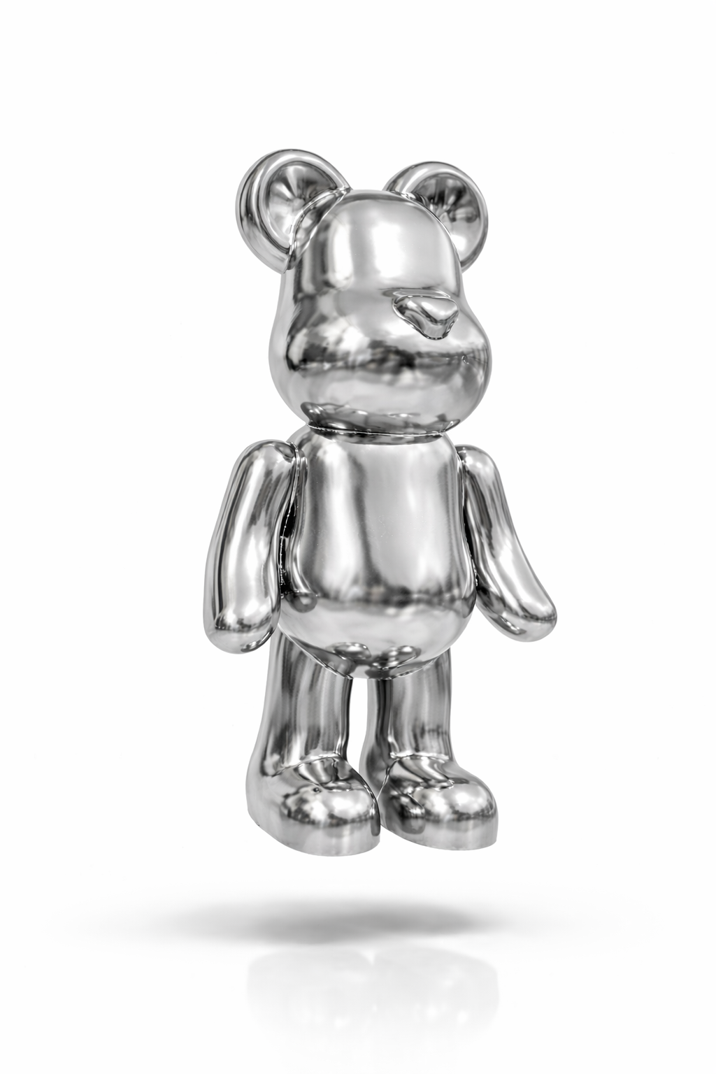 Valtea PopArt GlossyBear Lüks Ayı Figür – 40 / 55 / 75 cm – Black / Gold / Silver
